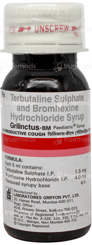 Grilinctus Bm Paediatric Syrup 30Ml